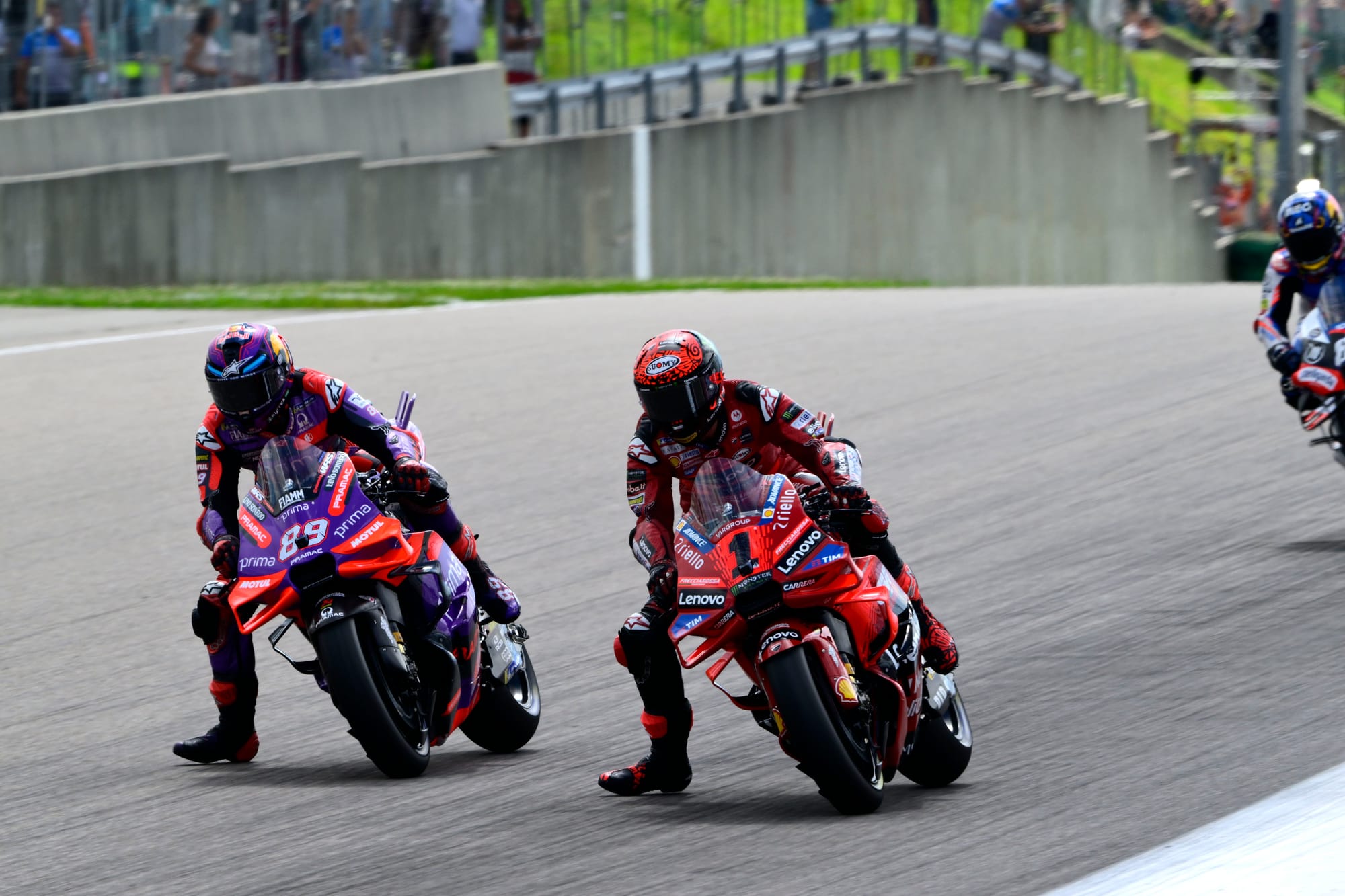 Pecco Bagnaia and Jorge Martin, MotoGP