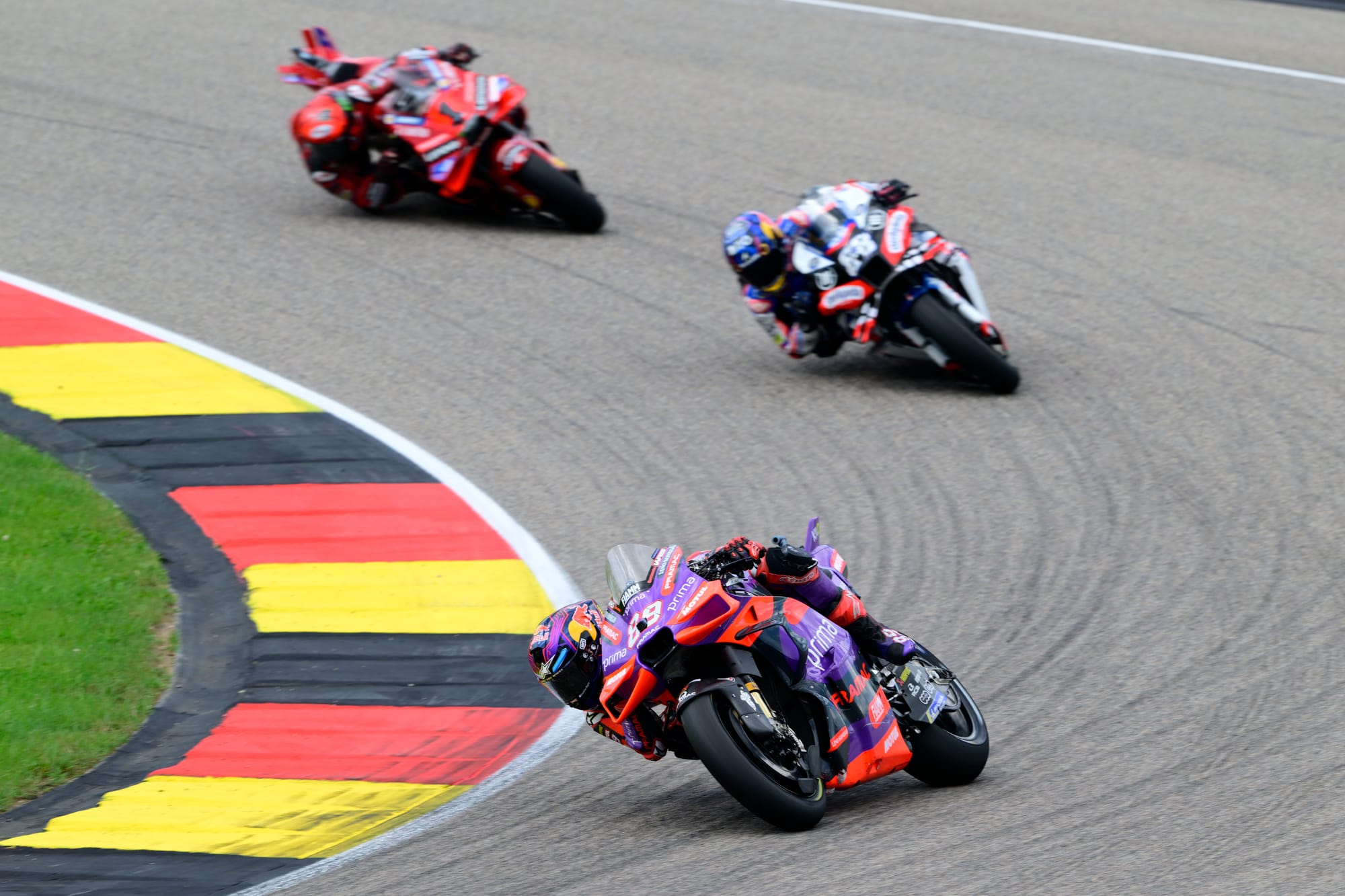 Jorge Martin, Miguel Oliveira and Pecco Bagnaia, MotoGP