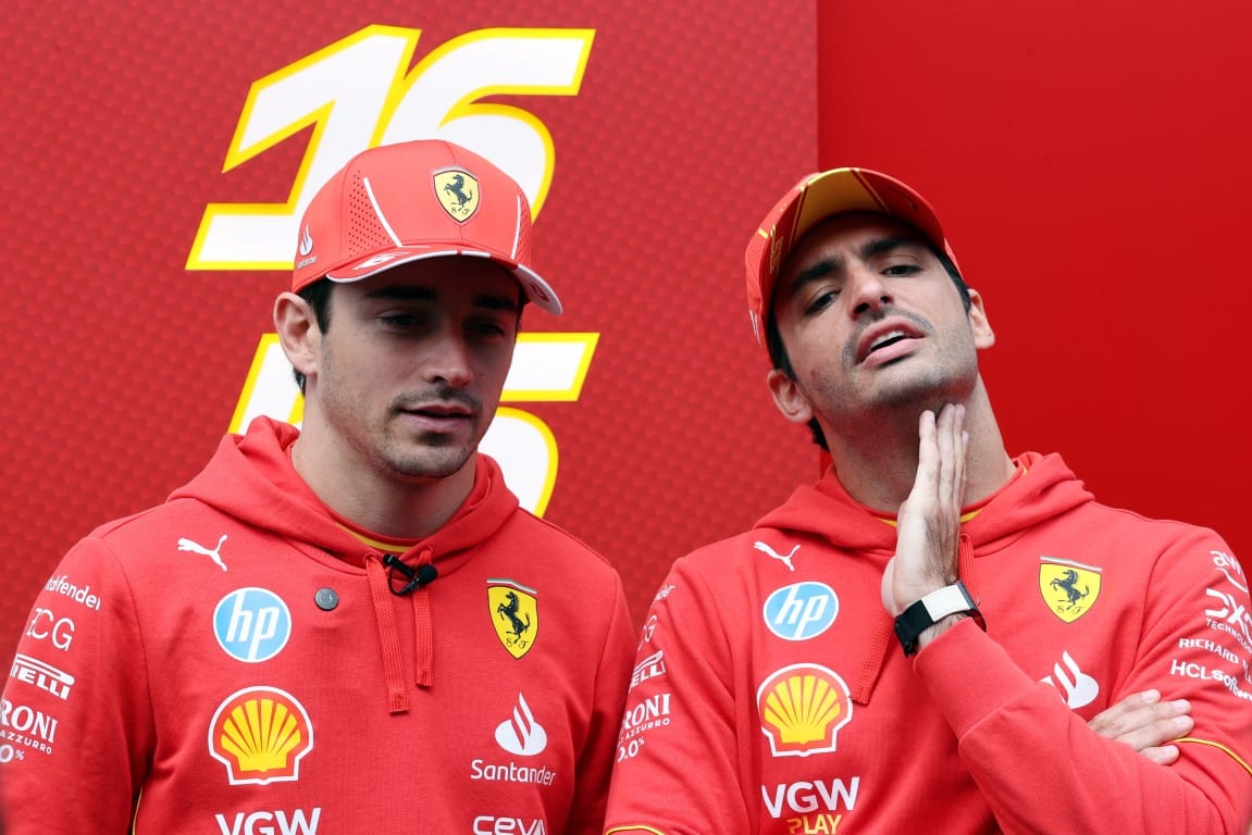 Charles Leclerc and Carlos Sainz, Ferrari, F1